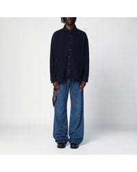 Destin - Wool Overshirt With Graphic Print - Lyst