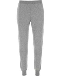 Prada - Melange Stretch Cashmere Blend Joggers - Lyst