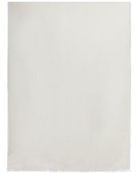 Max Mara - Vetusta Wool And Silk Scarf With Jacquard Logo - Lyst
