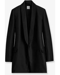 Dior - Dior Wool And Silk Tuxedo Blazer - Lyst