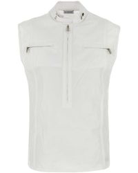 Burberry - Cotton Vest - Lyst