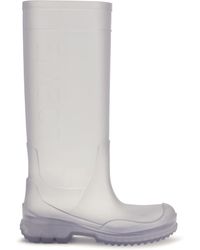 Loewe - Logo Rubber Rain Boots Transparent - Lyst