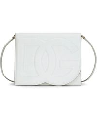 Dolce & Gabbana - Calfskin Dg Logo Bag Crossbody Bag - Lyst