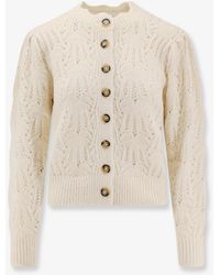 Isabel Marant - Marant Etoile Maxine Perforated Alpaca Blend Cardigan - Lyst