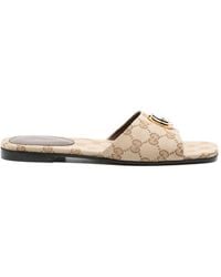 Gucci - Gg Marmont Sandals - Lyst