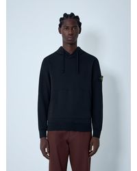 Stone Island - Compass Patch Hooded Sweatshirt - Lyst