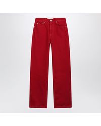 Ami Paris - Ruby Cotton Twill Jeans - Lyst