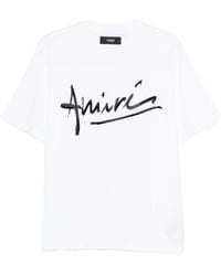 Amiri - Script T-Shirt - Lyst