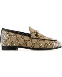 Gucci - Original Gg Fabric Jordaan Loafers - Lyst