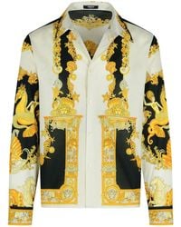 Versace - Shirt With 'Coral Theatre' Print - Lyst