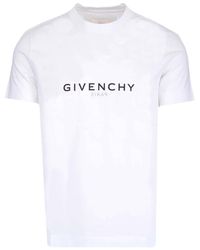 Givenchy - Reversible Logo-print Cotton-jersey T-shirt - Lyst