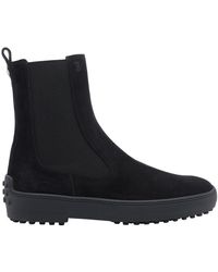 Tod's - Winter Gommino Booties - Lyst