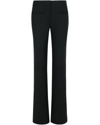 Courreges - Tailored Wool Blend Pants With Adjustable Hem - Lyst