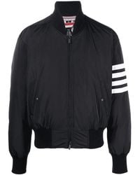 Thom Browne - Bomber Jacket With 4-Stripe Detail - Lyst