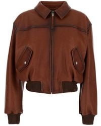 Acne Studios - Jacket With Classic Collar And Logo Patch On The Rear - Lyst