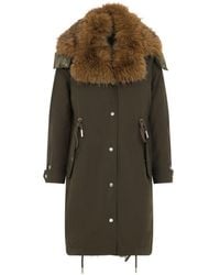 Moncler - Nylon Parka Coat - Lyst