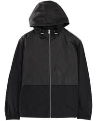 BOSS - Leather Blend Jacket - Lyst