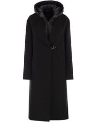 Fay - Double Front Coat - Lyst