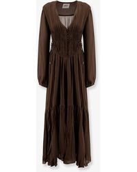 Isabel Marant - Briane Viscose Long Dress - Lyst