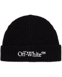 Off-White c/o Virgil Abloh - Off 'Bookish Classic' Knit Beanie - Lyst