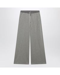 Rick Owens - Geth Belas Wide-Leg Drawstring Cotton-Blend Trousers - Lyst