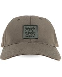 Loewe - Logo Cotton Baseball Cap - Lyst