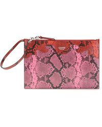 Ganni - Python Print Pouch - Lyst