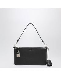 Prada - Aged Leather Pouch - Lyst
