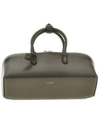 Alaïa - Box Leather Small 'Delta' Bag - Lyst