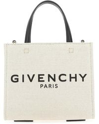 Givenchy - Logo-print Mini Canvas Tote Bag - Lyst