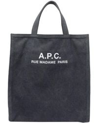 A.P.C. - Recuperation Shopper Bag - Lyst