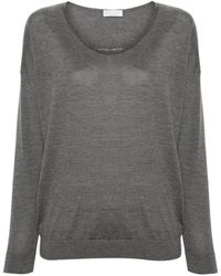 Brunello Cucinelli - V-Neck Cashmere Blend Jumper - Lyst