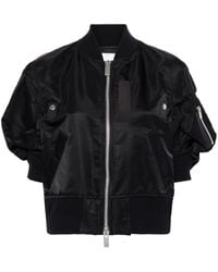 Sacai - Nylon Bomber Jacket - Lyst