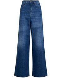 Chloé - Chloã Wide-Leg Denim Jeans - Lyst