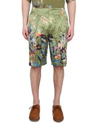 Etro - Floral Print Bermuda Shorts - Lyst