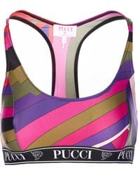 PUCCI - Emilio Iride Print Top - Lyst