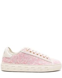 Versace - Greek Key Baroque Sneakers - Lyst