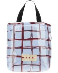 Marni - Coated Canvas Mini Tote Handbag - Lyst