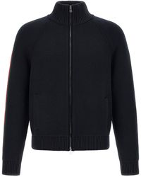 Gucci - Web Ribbon Knitted Jacket - Lyst