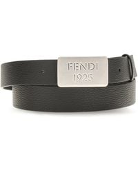 Fendi - 1925 Cuoio Romano Leather Belt - Lyst