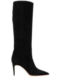 Santoni - Suede Viola Boots - Lyst