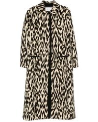 Forte Forte - Jacquard Long Coat - Lyst