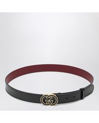 Gucci - Gg Interlocking Buckle Belt - Lyst