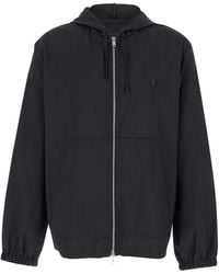 Givenchy - Zip-Up Hoodie With Logo Detail - Lyst