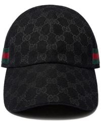 Gucci - Web Detail Gg Baseball Cap - Lyst