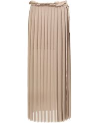 Ami Paris - 'Pleated' Skirt - Lyst