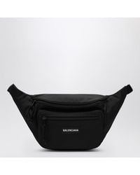 Balenciaga - Explorer Nylon Belt Bag With Logo - Lyst