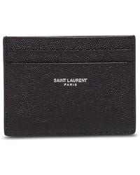 Saint Laurent - Ysl Monogram Credit Card Case - Lyst