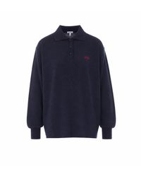 Loewe - Double L Logo Polo Sweater - Lyst