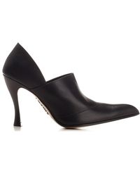 Loewe - Leather Folded Comic Pumps 100 - Lyst
